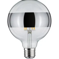 LED-rengaspeililamppu Paulmann Modern Classic Edition Globe, E27, 640lm, 6.5W, 2700K, himmennettävä, hopea