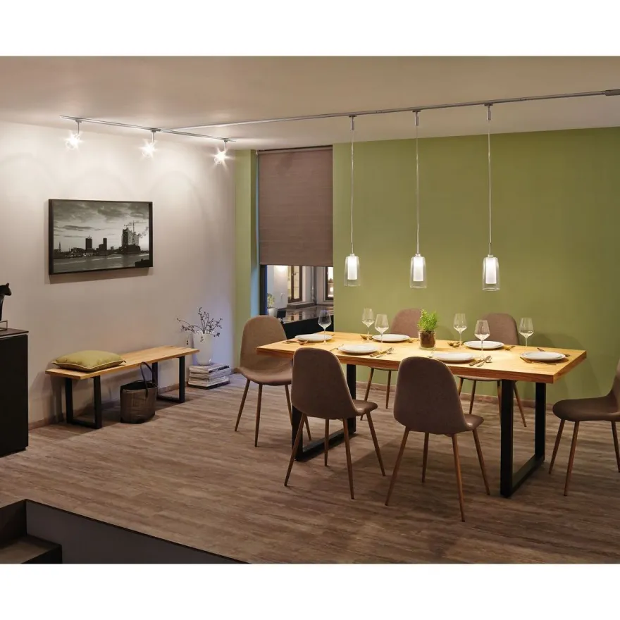 LED-Riippuvalaisin kiskoon Paulmann URail Arido, kirkas