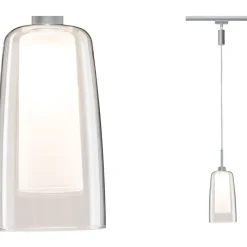 LED-Riippuvalaisin kiskoon Paulmann URail Arido, kirkas