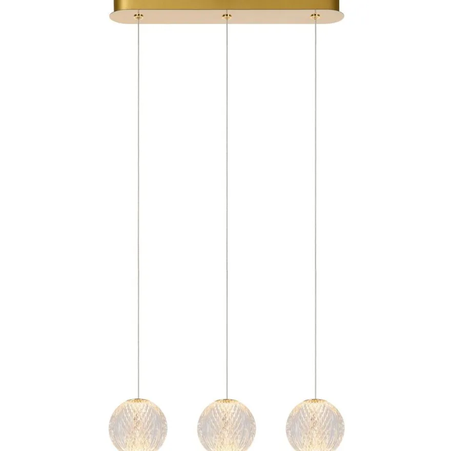 LED-riippuvalaisin Lucide Cintra 3xLED, 4.7W 2700K, kirkas