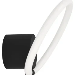 LED-Seinävalaisin Eglo Caranacoa, 11.5W, Ø26cm, musta/valkoinen