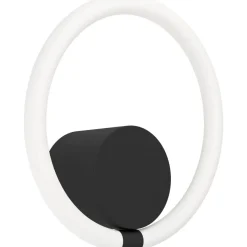 LED-Seinävalaisin Eglo Caranacoa, 11.5W, Ø26cm, musta/valkoinen