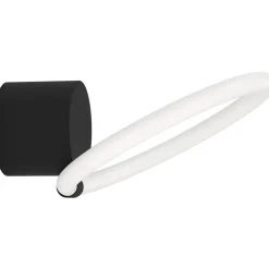 LED-Seinävalaisin Eglo Caranacoa, 11.5W, Ø26cm, musta/valkoinen