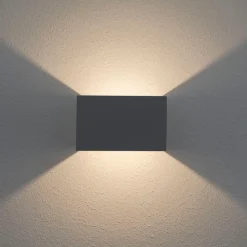 LED-seinävalaisin Hide-a-lite Indicate Case Wall IP55 antrasiitti