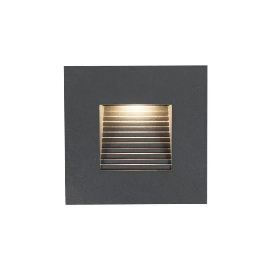 LED-seinävalaisin Hide-a-lite Indicate Multi antrasiitti