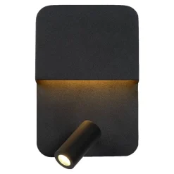 LED-seinävalaisin Lucide Boxer, 2x5W, musta