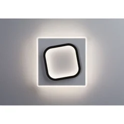 LED-seinävalaisin Paulmann 2Form 24x24cm 4000K 1600lm/1125lm 13/9W valkoinen/musta
