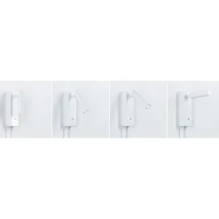 LED-seinävalaisin Paulmann Hulda, Hulda, USB C, 3000K, 130lm, 2.5W, himmennettävä, eri värejä
