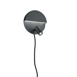 LED-seinävalaisin Trio Mario Ø160x105 mm mattamusta