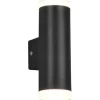 LED-seinävalaisin Trio Ray H2O, 2-osainen, IP44, 3000K, mattamusta