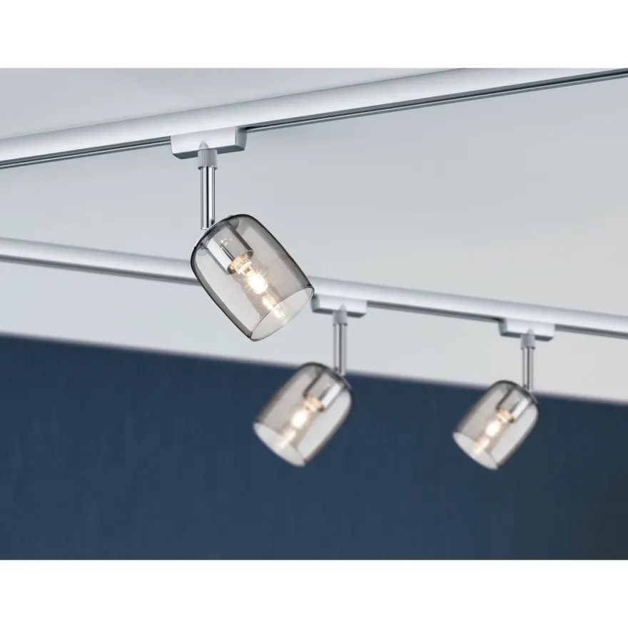 LED-spottivalaisin kiskoon Paulmann URail Blossom, G9, max.10W, himmennettävä, eri värejä