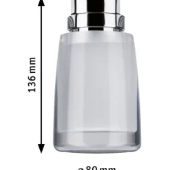 LED-spottivalaisin kiskoon Paulmann URail Safira, 2700K, himmennettävä, kromi