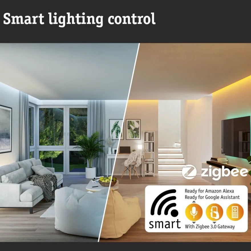 LED-spottivalaisin kiskoon Paulmann URail Smart Home Zigbee 3.0 Hildor, Ø18cm, 500lm, 7.5W, RGBW+, himmennettävä, 230V