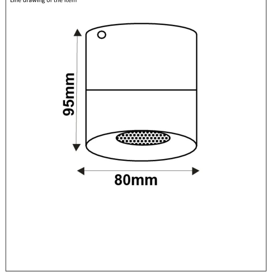 LED-spottivalaisin Lucide Bodi, GU10, musta
