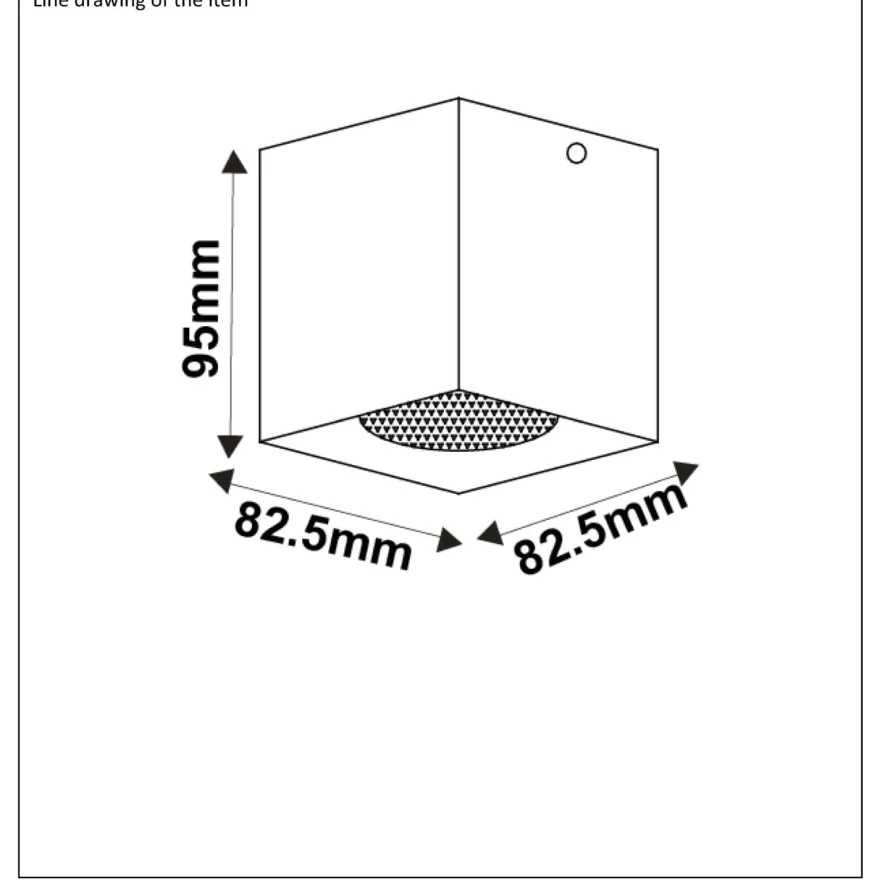 LED-spottivalaisin Lucide Bodi, 8.2x8.2cm, valkoinen