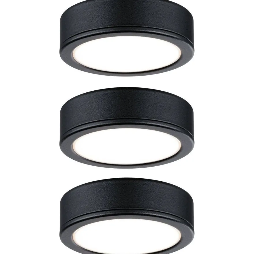 LED-työpistevalaisin Paulmann Pukk, 3kpl, 3.5W, 65mm, 210lm, eri värejä