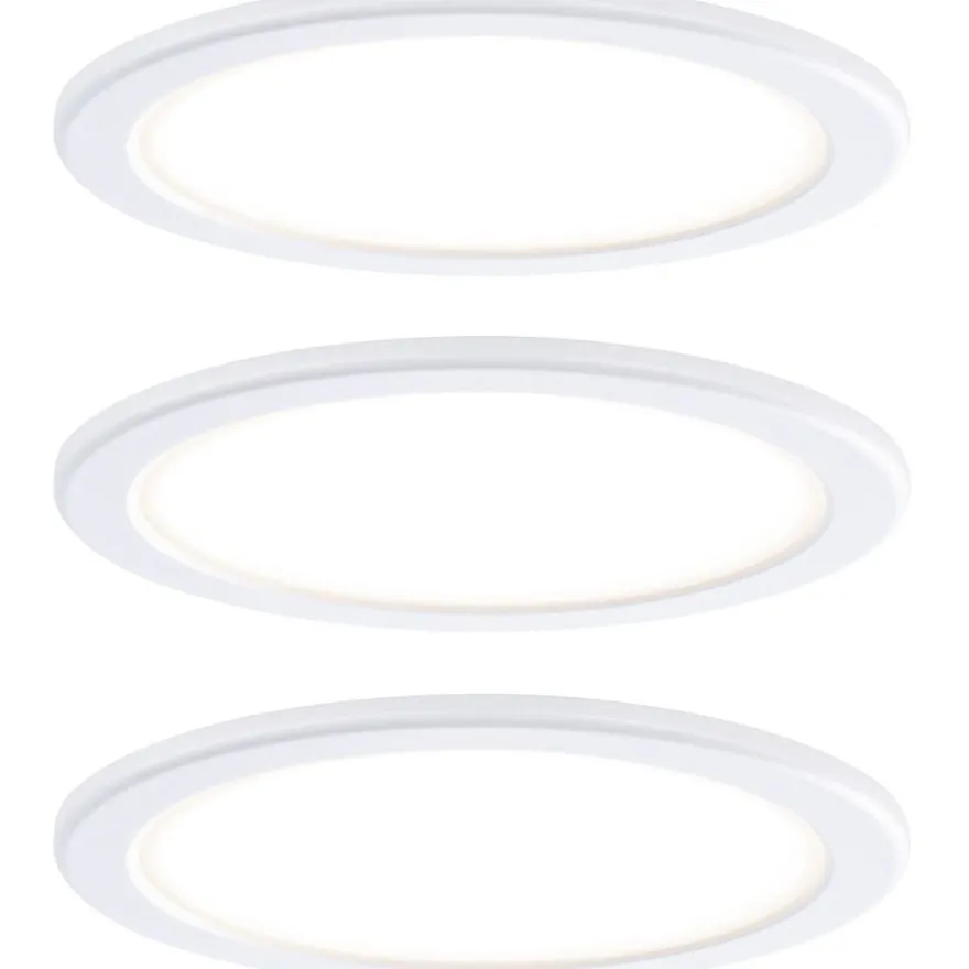 LED-työpistevalaisin Paulmann Pukk, 3kpl, 3.5W, 65mm, 210lm, eri värejä