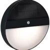 LED-ulkoseinävalaisin aurinkokennolla Paulmann Elios, IP44, 3000K, liiketunnistin, antrasiitti
