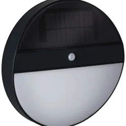 LED-ulkoseinävalaisin aurinkokennolla Paulmann Elios, IP44, 3000K, liiketunnistin, antrasiitti