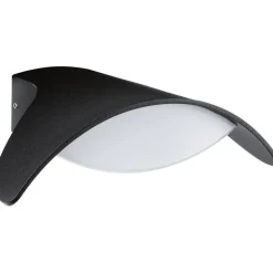 LED-ulkoseinävalaisin Paulmann Mesana, IP44, 24x16.5cm, 3000K, antrasiitti