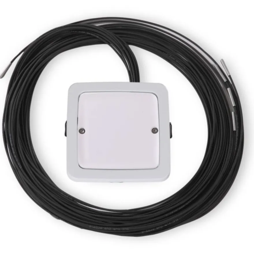 LED-valokuituvalaisin Ensto AVD5.13L/9.3, IP64, 1x3W, 9kpl kuituja