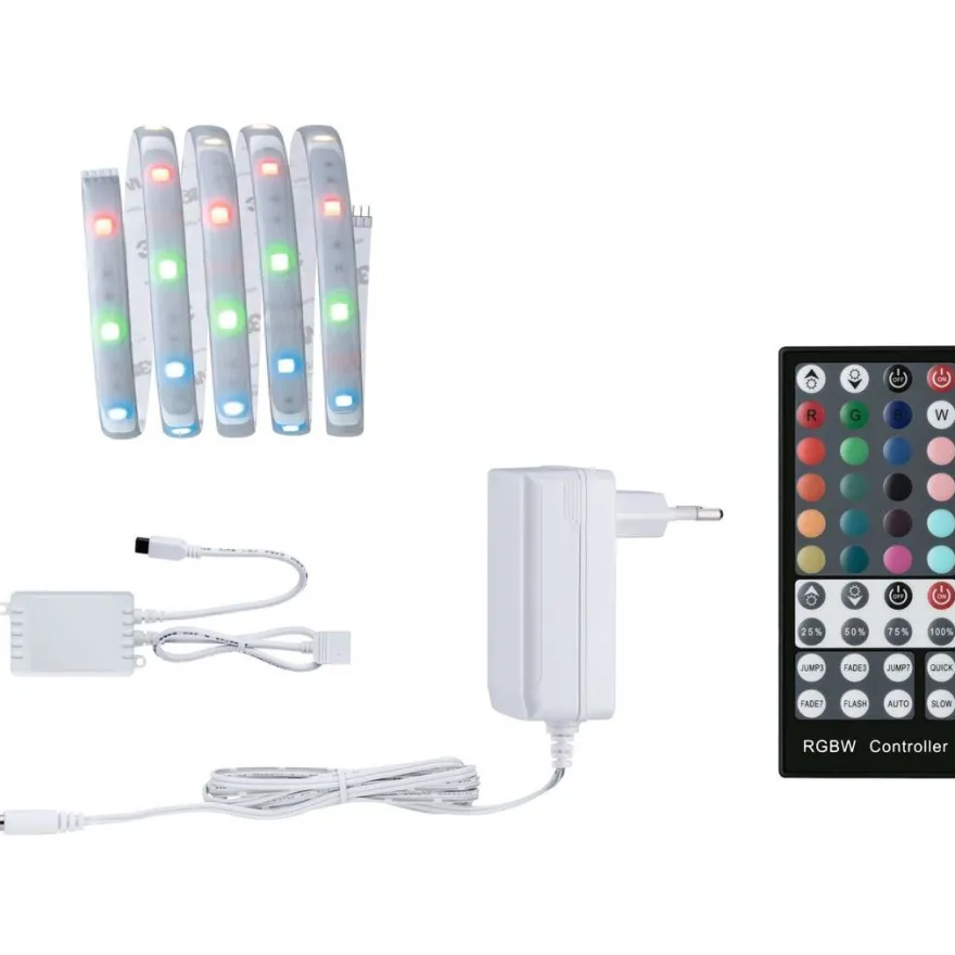 LED-valonauha Paulmann MaxLED 250, aloituspakkaus, IP44, 230lm/m RGBW+, 24VA, eri kokoja