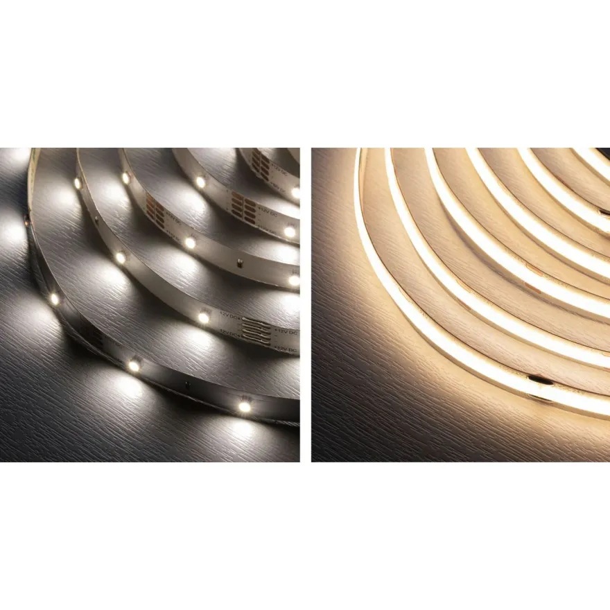 LED-valonauha Paulmann MaxLED 1000 Full-Line COB, aloituspakkaus, 1.5m, 18W, 1080lm/m, 528LEDs/m, 2700K, 40VA