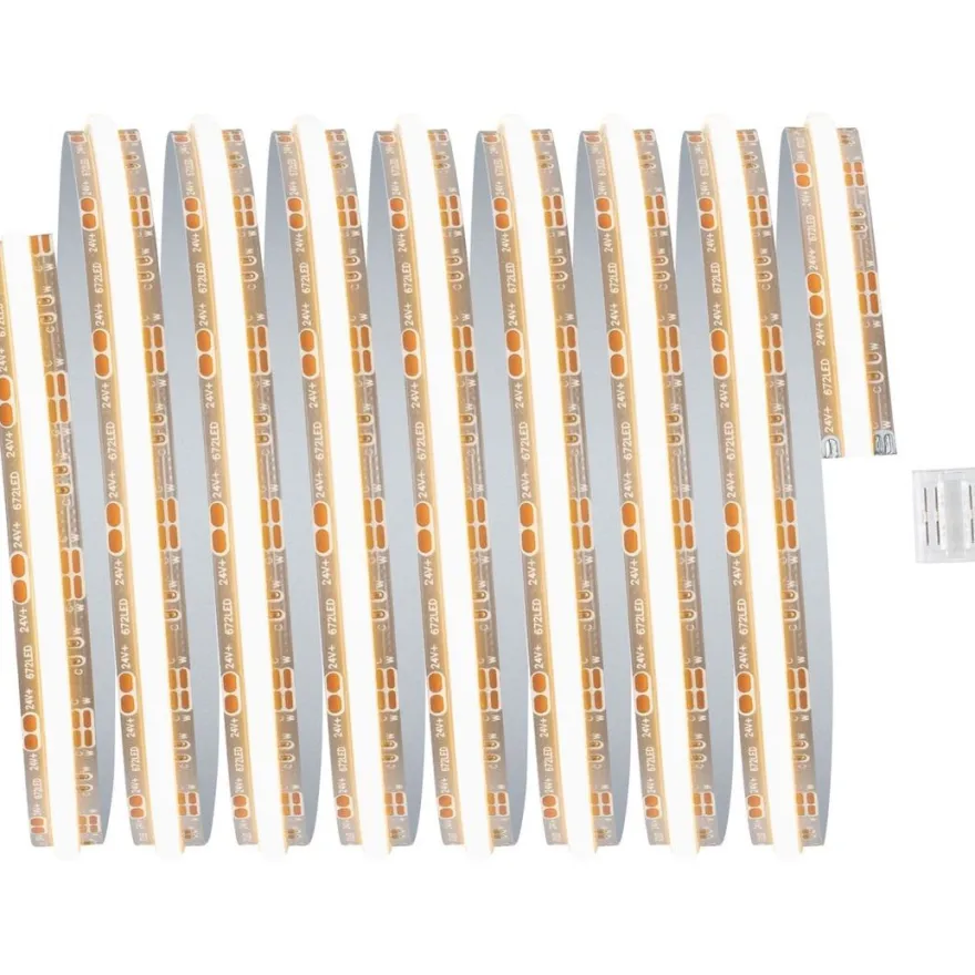 LED-valonauha Paulmann MaxLED 1000 Full-Line COB, 2.5m, 23.5W, 1200lm/m, 672LEDs/m, säädettävä värilämpötila
