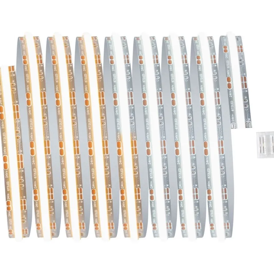 LED-valonauha Paulmann MaxLED 1000 Full-Line COB, 2.5m, 23.5W, 1200lm/m, 672LEDs/m, säädettävä värilämpötila