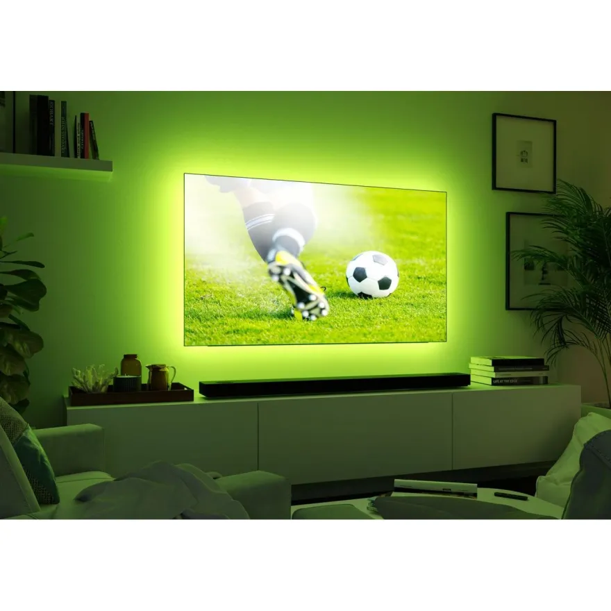 LED-valonauha Paulmann MaxLED 250 TV Comfort, aloituspakkaus, 4.3m, 22W, 234lm/m, 28LEDs/m, RGBW+, 24VA