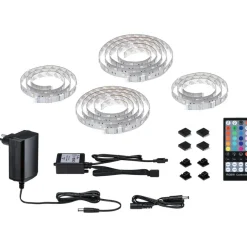 LED-valonauha Paulmann MaxLED 250 TV Comfort, aloituspakkaus, 4.3m, 22W, 234lm/m, 28LEDs/m, RGBW+, 24VA