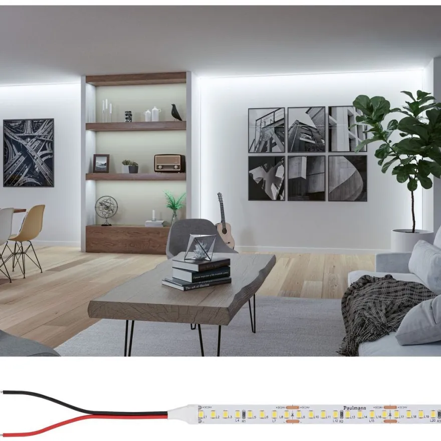 LED-valonauha Paulmann ProStrip Silver, P150, 865, 5m, 50W, 1550lm/m, 160LEDs/m, 6500K