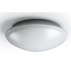 LED-yleisvalaisin Ensto AVR254, 8W/830, Ø254x90mm, IP54, vaaleanharmaa