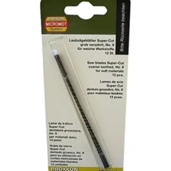 Lehtisahanterät Proxxon Super-Cut nro 9 puulle 12kpl