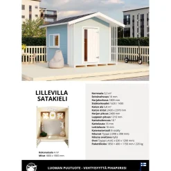 Leikkimökki Luoman Lillevilla 30 Satakieli, 3.2m²