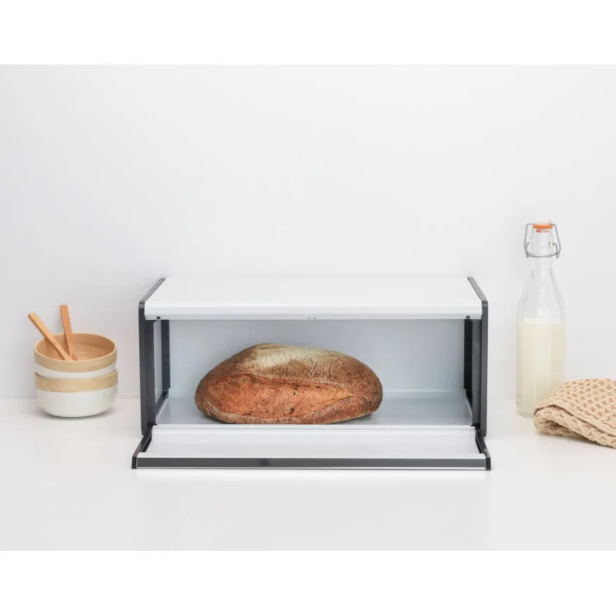 Leipälaatikko Brabantia Fall Front etuluukulla, eri värejä