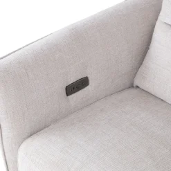Lepotuoli Home4You MIAMI sähkömekanismilla, vaaleanbeige