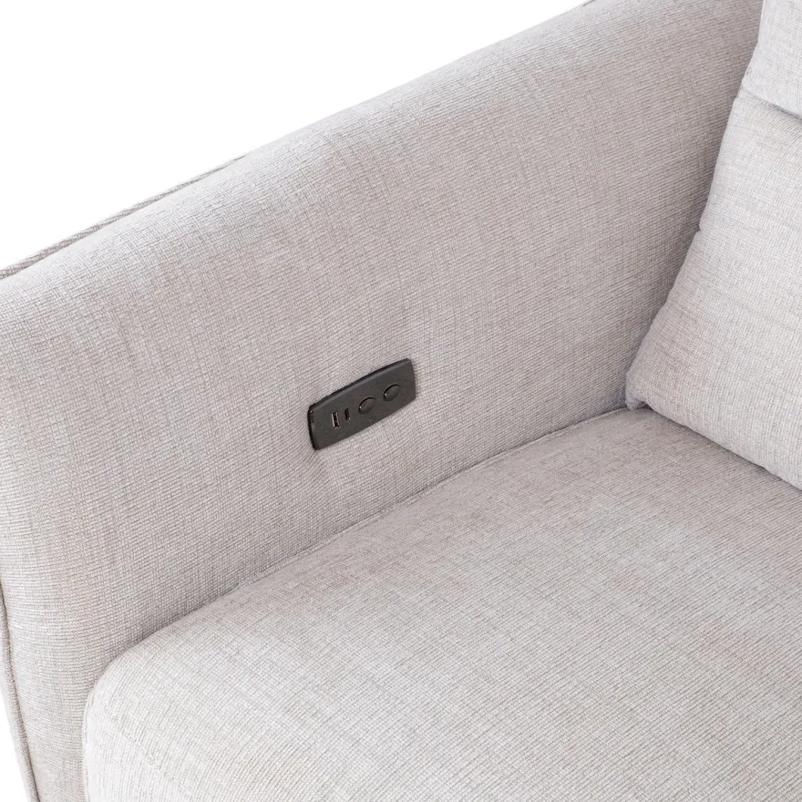 Lepotuoli Home4You MIAMI sähkömekanismilla, vaaleanbeige