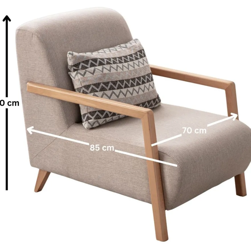 Lepotuoli Linento Furniture Latte