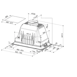 Liesituuletin Faber Inka Plus A52, 52,2 cm