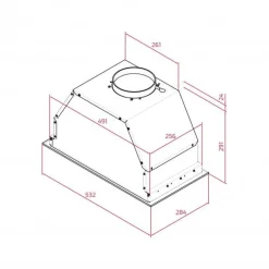 Liesituuletin Teka GFL 57651 EOS BK 53,2 cm eri kokoja