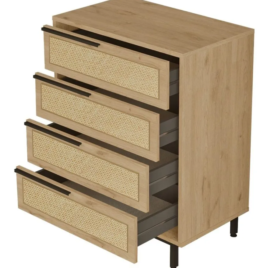 Lipasto Linento Furniture ON17-SU, ruskea
