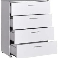 Lipasto Linento Furniture SFN-540-BB-1, leveys 73cm, korkeus 96cm, valkoinen