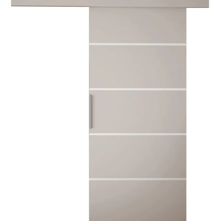 Liukuovi Nomla LEO III itsesulkeutuva mekanismi, raidoilla, beige