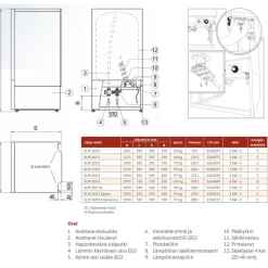Lämminvesivaraaja Jäspi VLM 300 Modul, rst, 285l