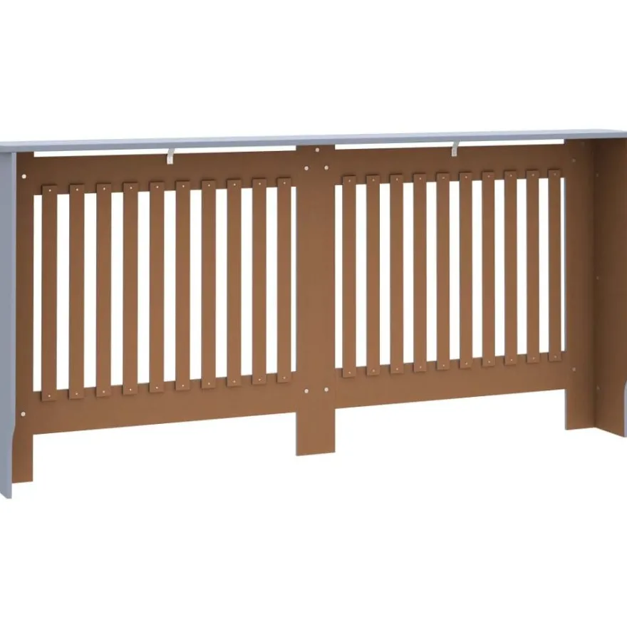 Lämpöpatterin suoja antrasiitti mdf 172x19x81cm