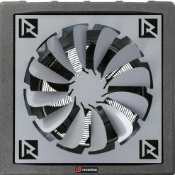 Lämpöpuhallin Reventon HC30-3S, 26.4kW, musta + levityssäle 360