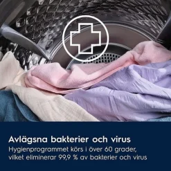 Lämpöpumppukuivausrumpu Electrolux EDI742R95G, 60cm, 9kg, musta