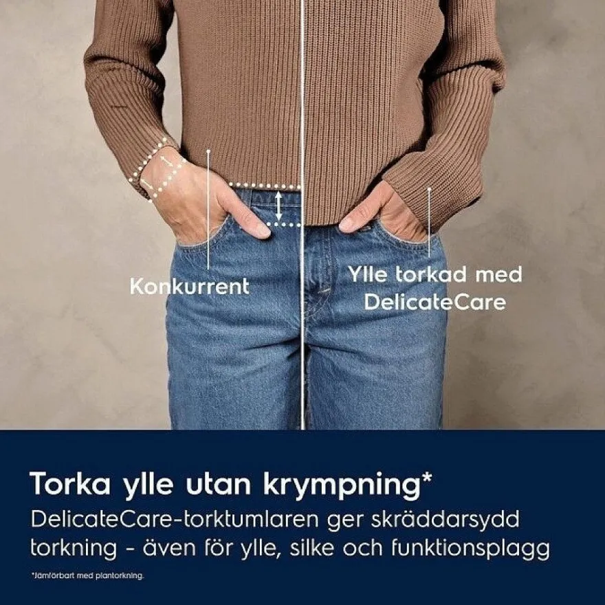 Lämpöpumppukuivausrumpu Electrolux EDI742R95G, 60cm, 9kg, musta