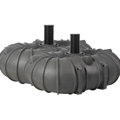 Lokasäiliö Meltex MX-Luja 2 x 5000 L, kytkettynä